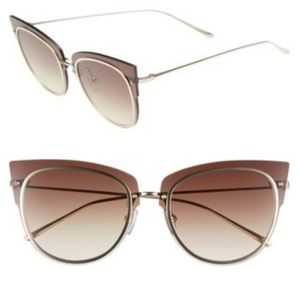 Demi x DIFF rimless sunglasses